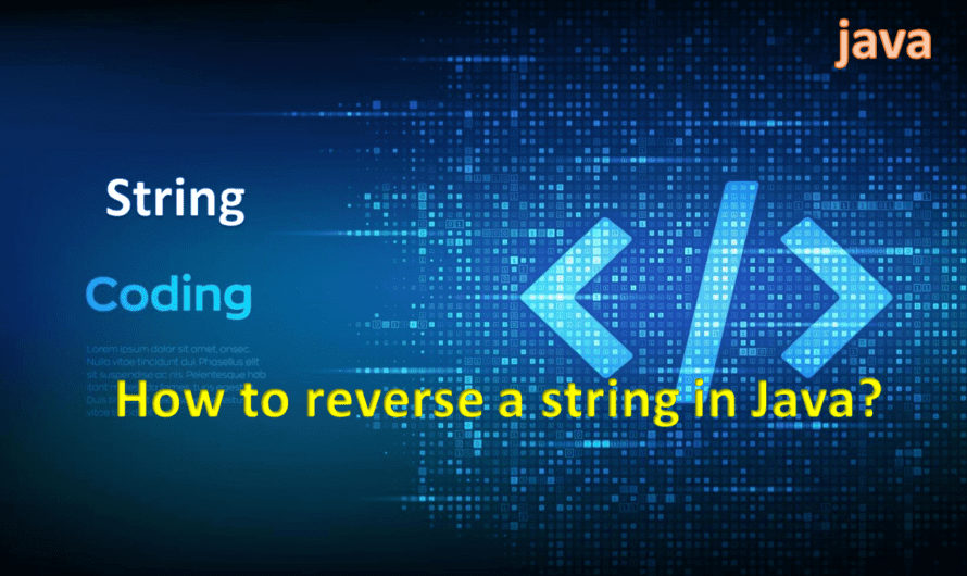 How to reverse a string in Java?