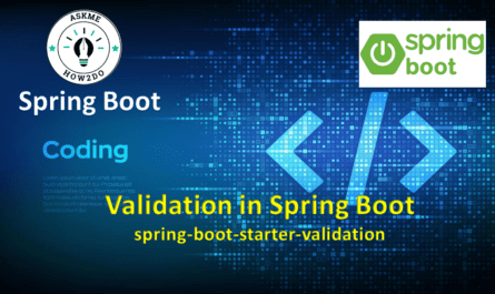 Validation In Spring Boot