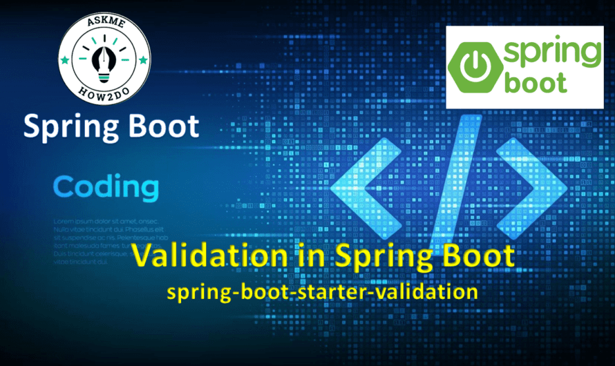 3. How to Do Validation In Spring Boot – Tested