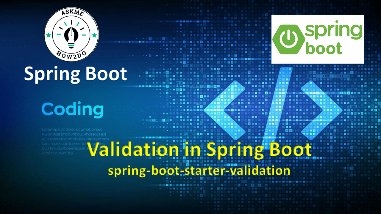 Validation In Spring Boot